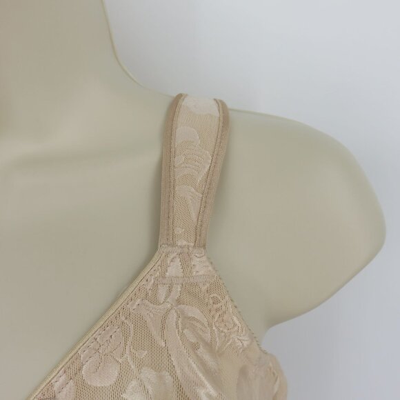 Wacoal 36DD 85567 Awareness Underwire Bra Sand Beige Unlined Lace Overlay Women - Picture 5 of 16